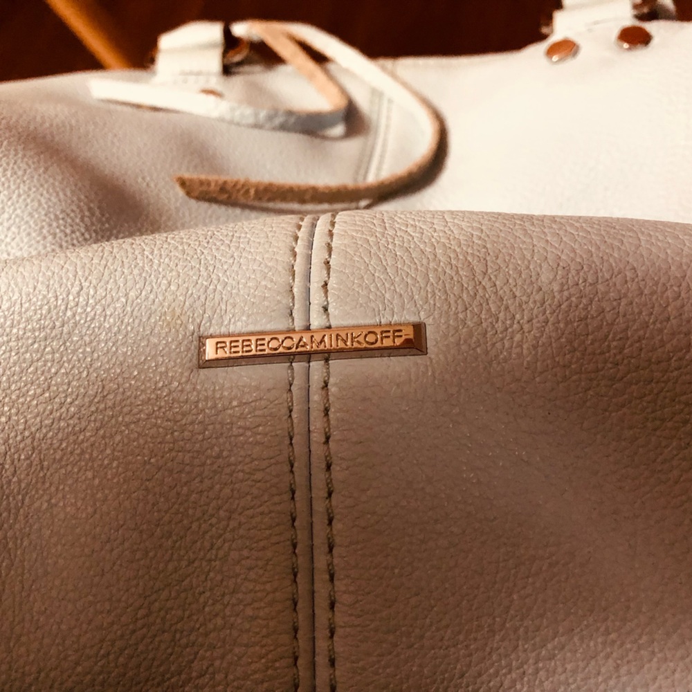 Rebecca Minkoff Large Moto Satchel Tote.  Powder Blue - Picture 3 of 11